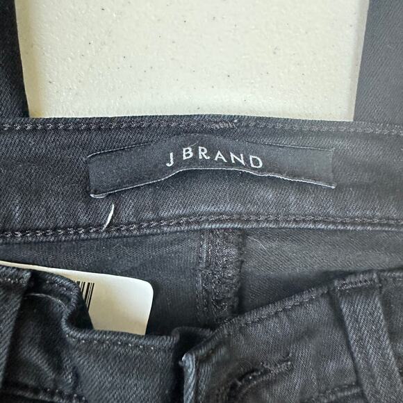 J Brand Revolve Women's Overexposure Distressed Black Ankle Capri Jeans‎ Size 26 - Picture 6 of 11